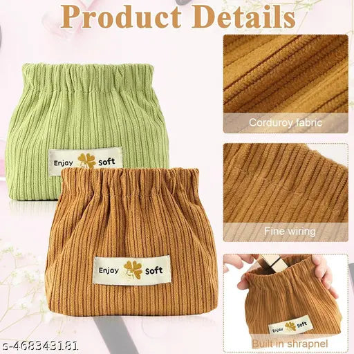 magnetic cosmetic storage pouch