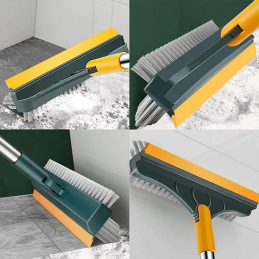 Bathroom Cleaning Brush Wiper 3 in 1