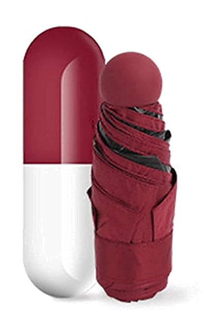 Portable Mini Umbrella for Women Pocket Umbrella for Men Capsule Umbrella for Kids Bottle Umbrella for Sun Protection Sun Umbrella for Women Big Umbrella for Rain (RANDOM COLOR)