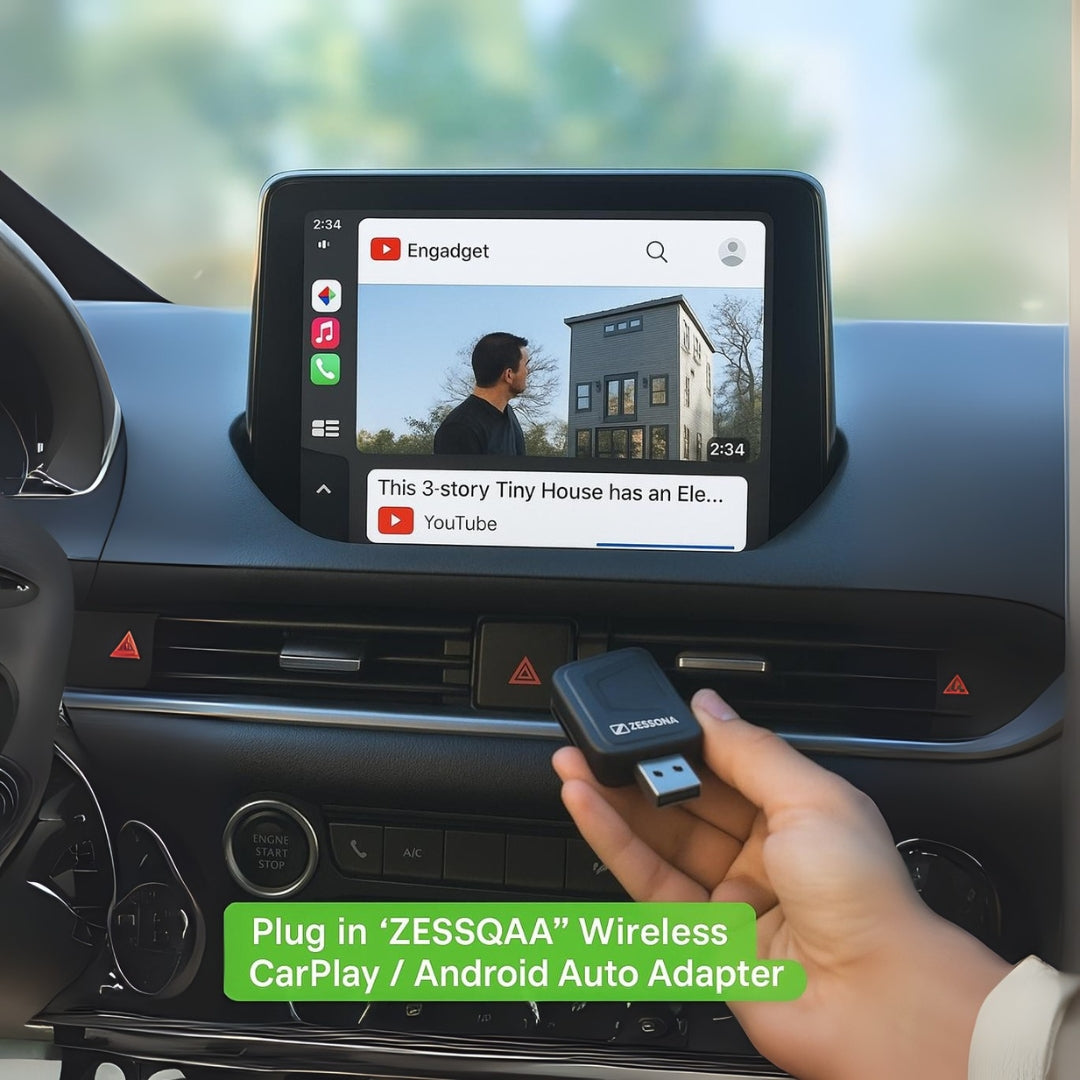Wireless CarPlay / Android Auto Adapter – Convert Wired to Wireless
