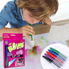 Magical Coloring Spray Blow Pens for Kids Pack of 6