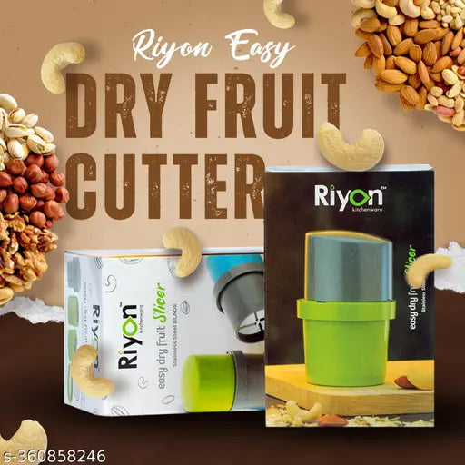 Dry Fruit Cutter, Grinder, Chocolate Cutter, Slicer for Pista, Almonds, Cashews with 3 in 1 Blade - Color May Vary (Pack of 1)