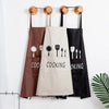 Kitchen Apron With Cooking Print