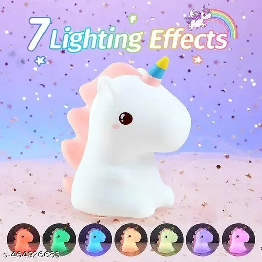 Silicone Unicorn Light For Kids (RANDOM COLOR)
