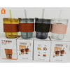 Travel Glass Tumblem With Straw