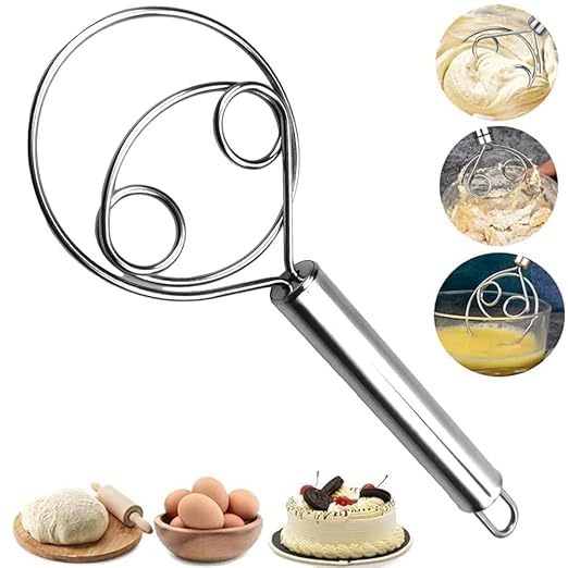 Multi Functional Stainless Steel Dough Mixer &amp; Egg Beater