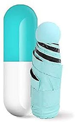 Portable Mini Umbrella for Women Pocket Umbrella for Men Capsule Umbrella for Kids Bottle Umbrella for Sun Protection Sun Umbrella for Women Big Umbrella for Rain (RANDOM COLOR)