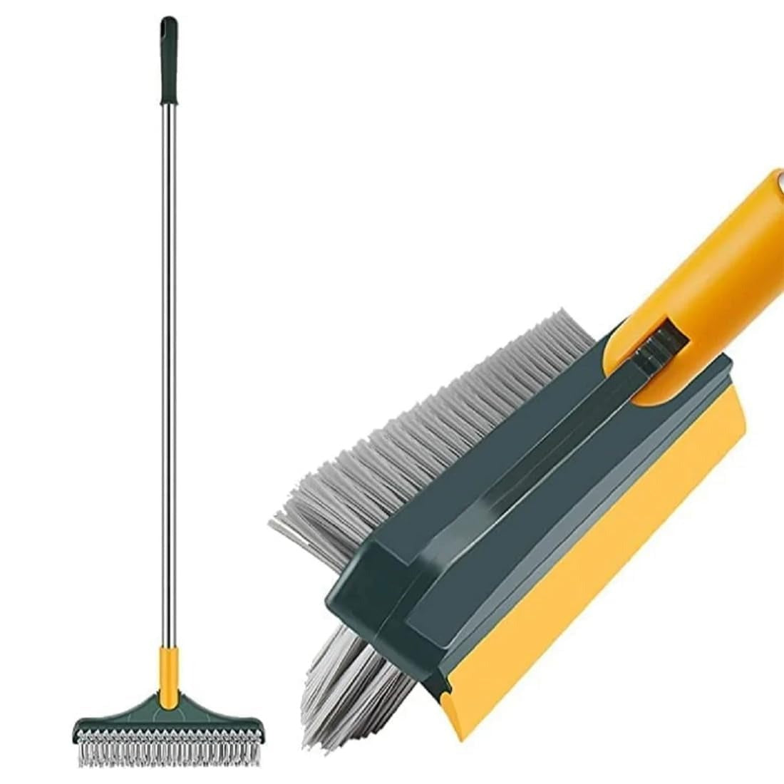 Bathroom Cleaning Brush Wiper 3 in 1