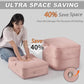Space Saving Self Compression Organizer, Portable Heavy Duty Moving Bags, Compression Packing Cubes for Travel, Expandable Organizer Bags for Comforters,Blankets,Bedding