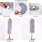 Microfiber Feather Duster Bendable & Extendable Fan Cleaning Brush with 100 inches Expandable Pole Handle Washable Mop for High Ceiling Fans,Window Blinds, Furniture (Standard)