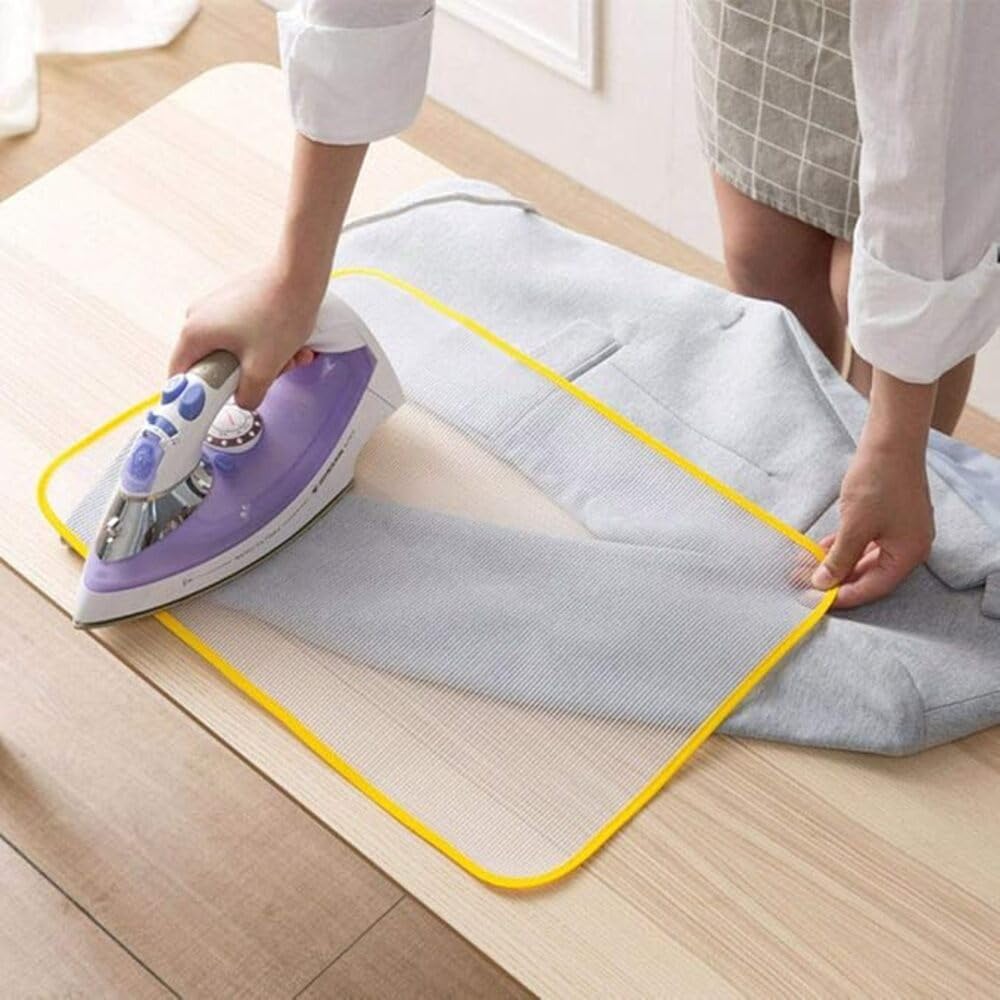 Protective Insulated Ironing Mat Mesh for Clothes Delicate Garment Cloth Guard Home Press Mat Heat Resistant Reusable & Washable Ironing Iron mat for Ironing Clothes