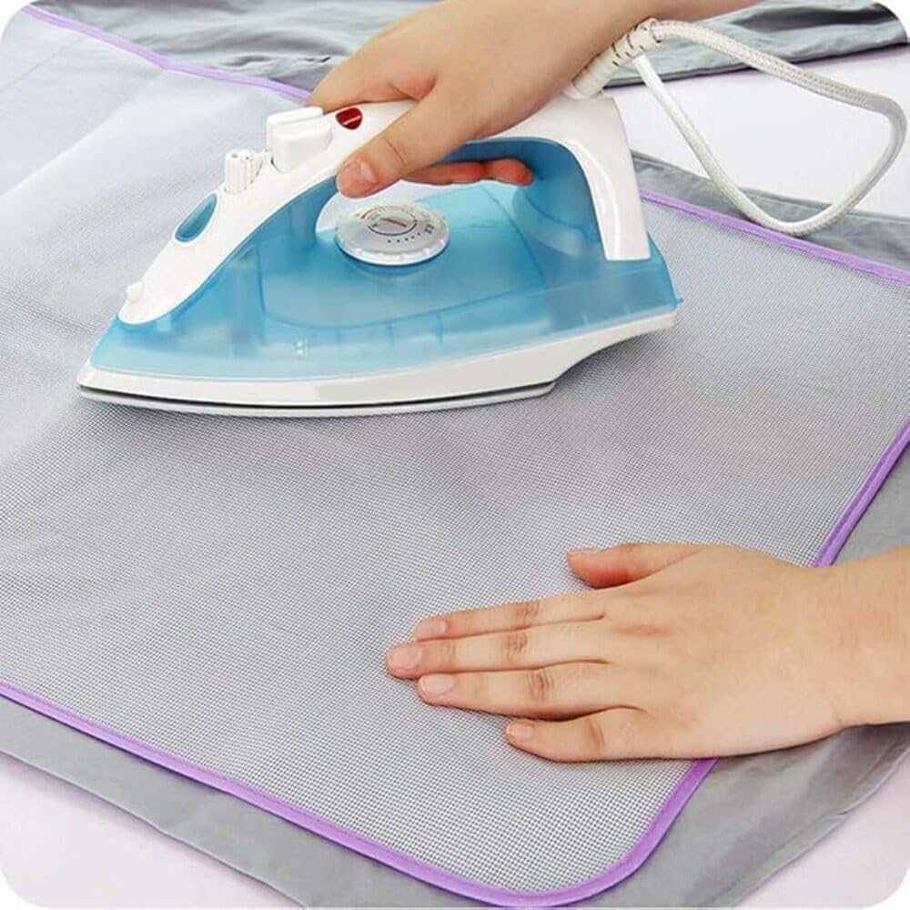 Protective Insulated Ironing Mat Mesh for Clothes Delicate Garment Cloth Guard Home Press Mat Heat Resistant Reusable & Washable Ironing Iron mat for Ironing Clothes