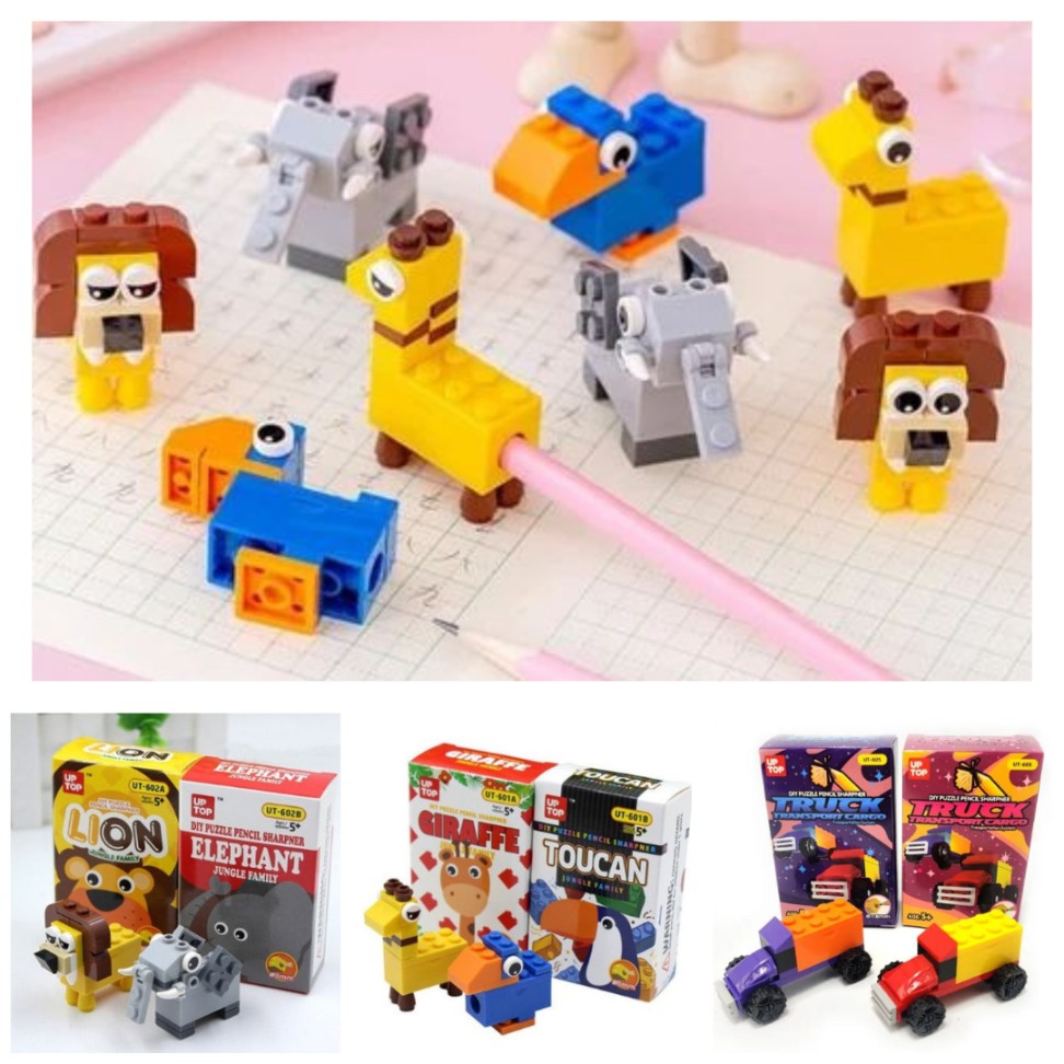 Jungle Puzzle Pencil Sharpner Pack Of 1