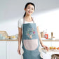 Kitchen Apron With Cooking Print