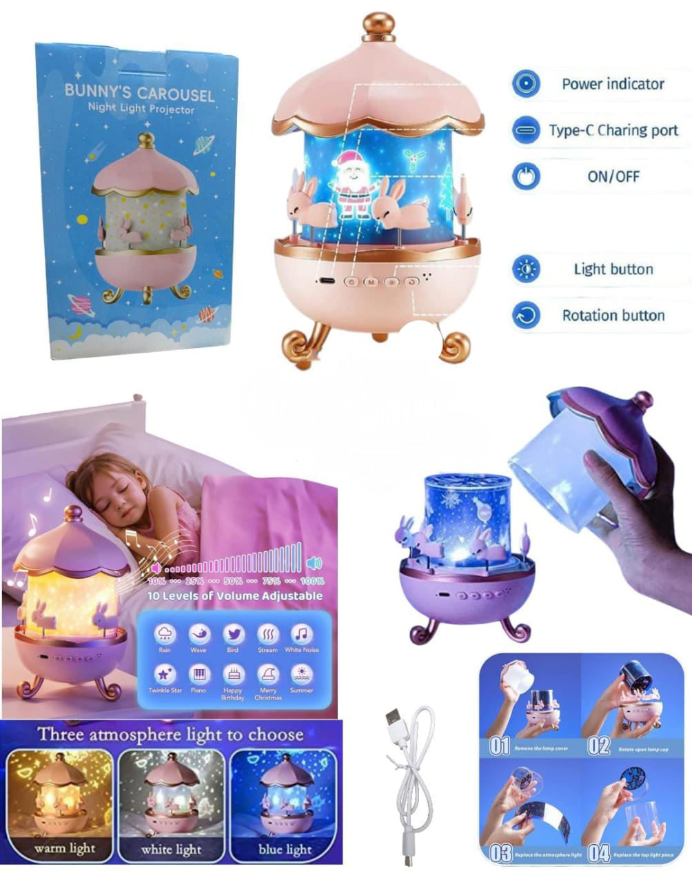 Rabbit Star Projector